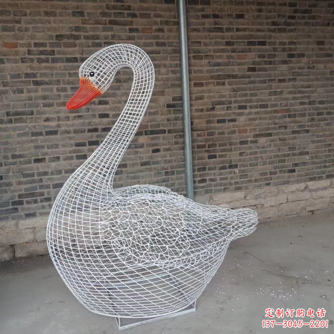 宜宾精致的不锈钢天鹅雕塑