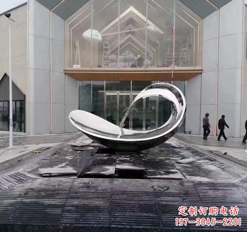 宜宾不锈钢小区动物鱼雕塑