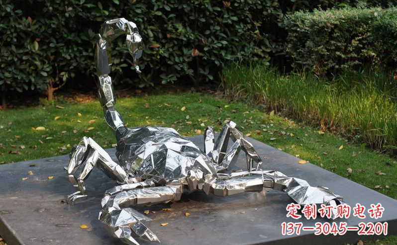 宜宾不锈钢蝎子雕塑