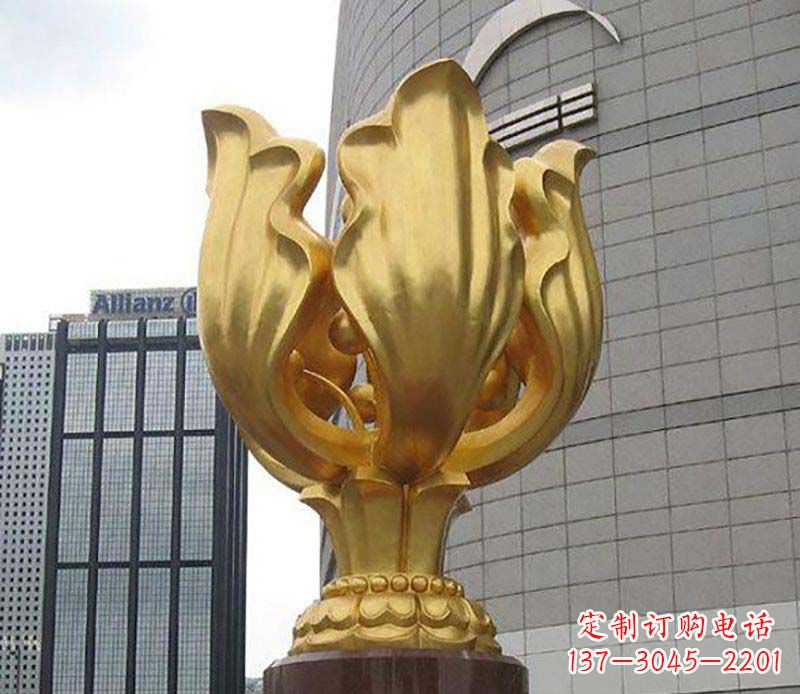 宜宾紫荆花雕塑——精美艺术品