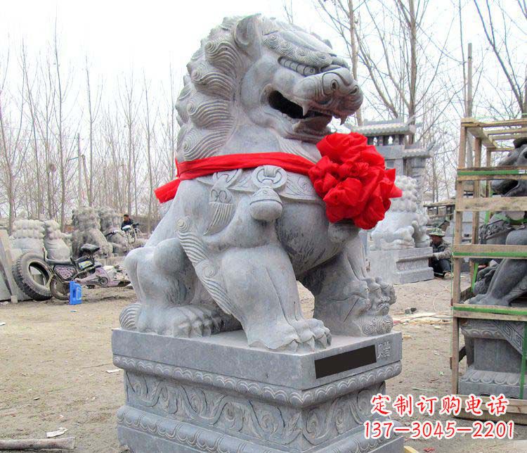 宜宾雄壮狮子石雕——欢迎来到宁波
