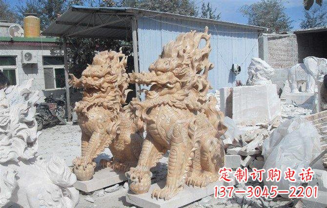 宜宾麒麟石雕一个具有传统文化精髓的艺术品