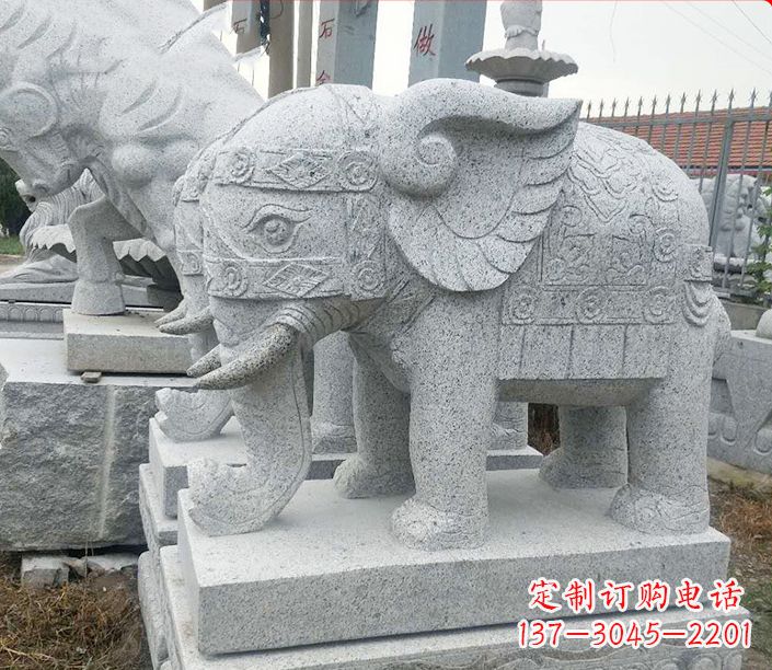 宜宾藏传佛教大象雕塑