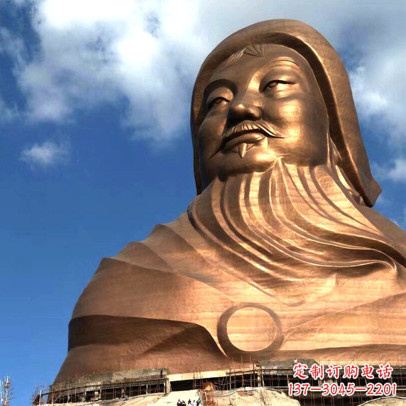 宜宾成吉思汗的传奇——大型头像雕塑