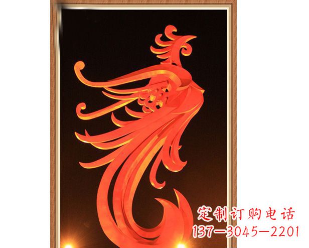 宜宾不锈钢凤凰雕塑美丽与传统的完美结合