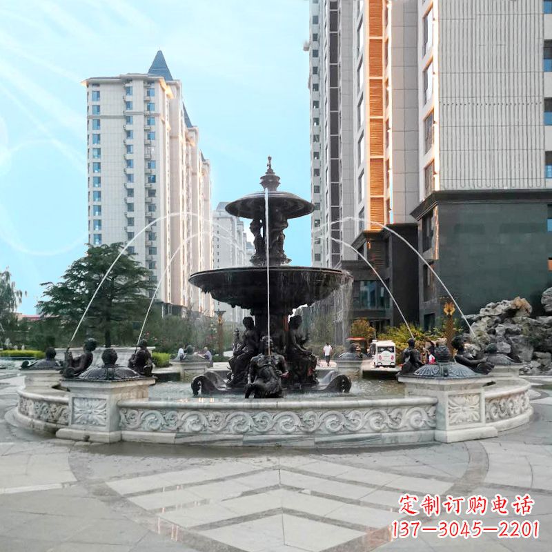 宜宾城市广场欧式水景喷泉雕塑的魅力