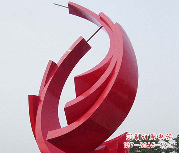 宜宾不锈钢帆船雕塑象征着永恒的美丽