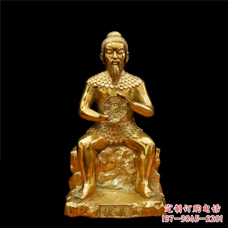 宜宾伏羲大帝神像汇聚古老文明中的象征