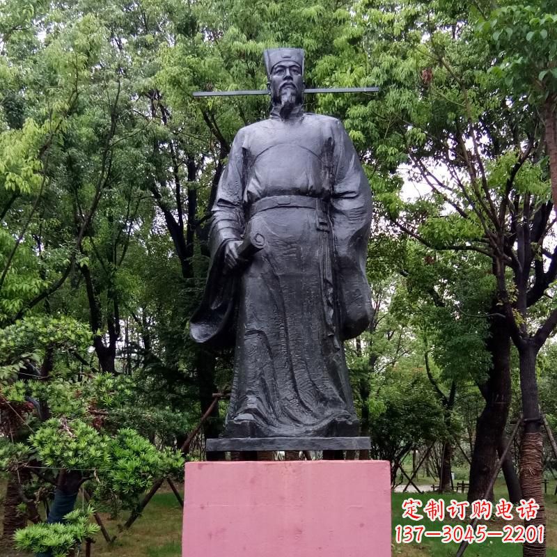 宜宾铜雕陶渊明——传承古代文学精髓