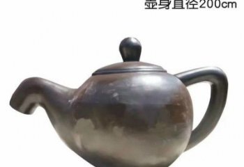 宜宾青铜茶壶雕塑——彰显传统文化的艺术精髓