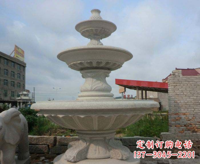 宜宾大理石大型喷泉石雕