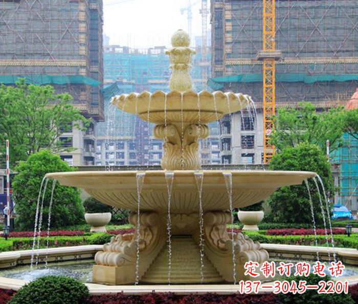 宜宾大理石大型喷泉石雕 (4)