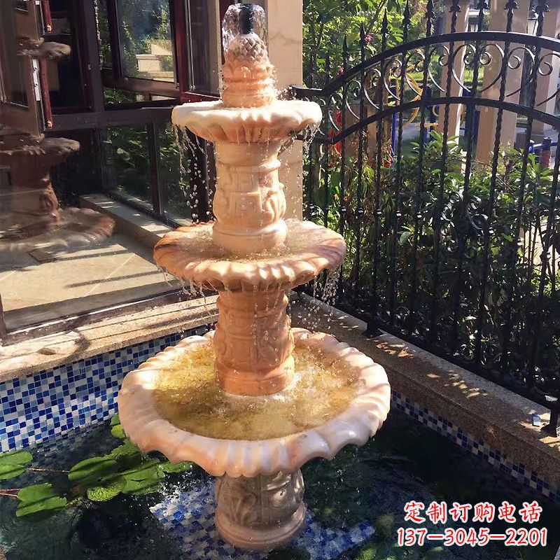 宜宾大理石雕刻风水球赋予神秘力量