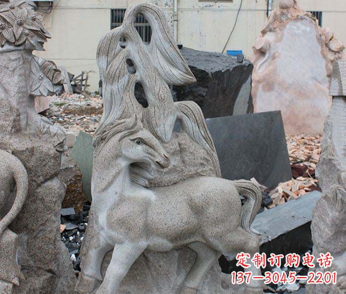 宜宾大理石动物雕塑丰富多彩的艺术品