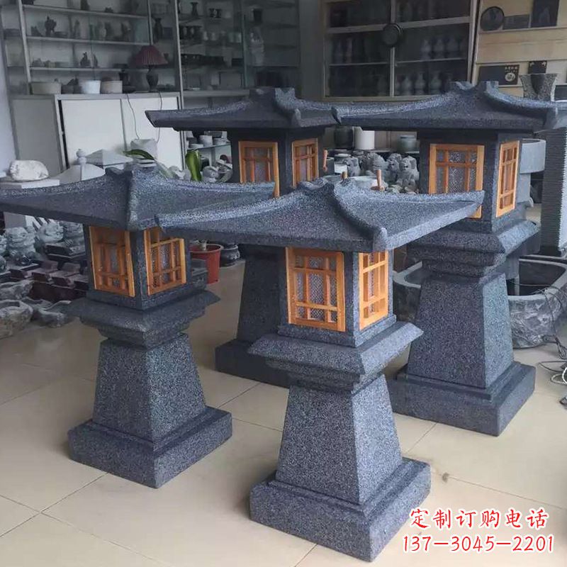 宜宾大理石仿汉阙石雕灯笼