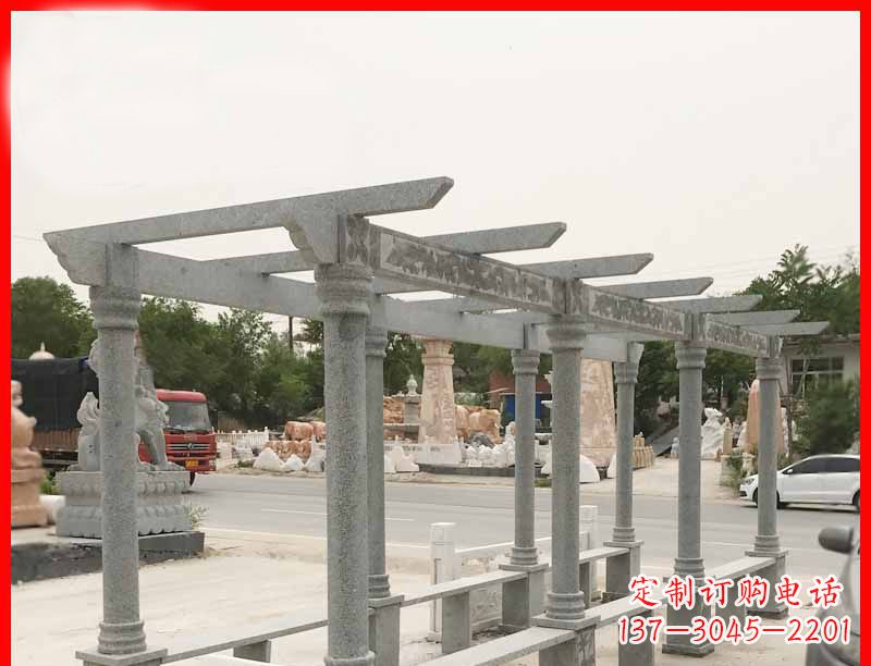宜宾大理石公园石雕长廊高端定制雕塑