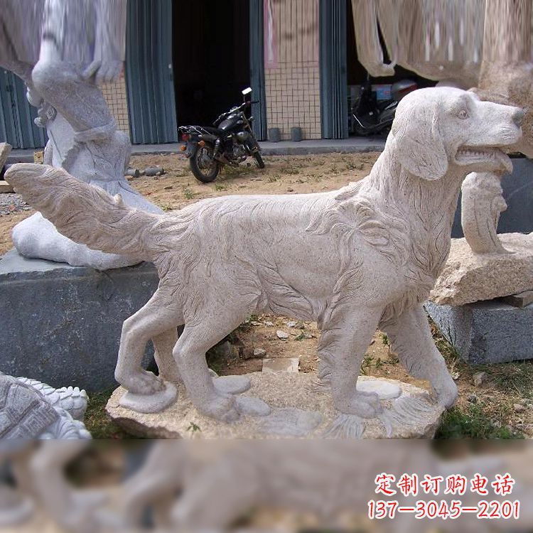 宜宾大理石狗雕塑——精致的狗雕塑,让你的生活更有趣