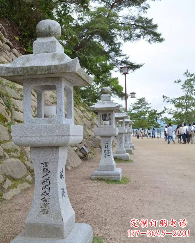 宜宾精美古典大理石宫灯雕塑