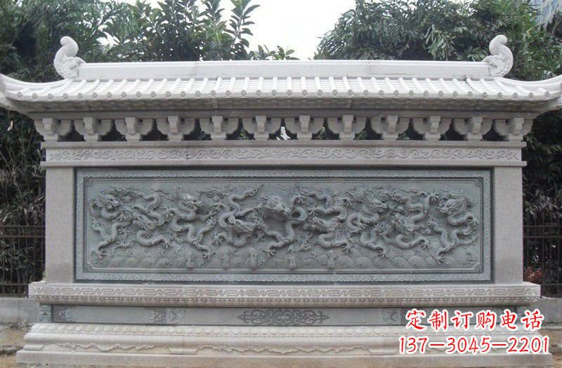 宜宾大理石九龙壁