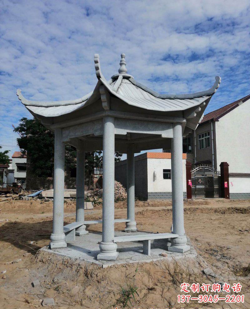 宜宾大理石凉亭 (2)