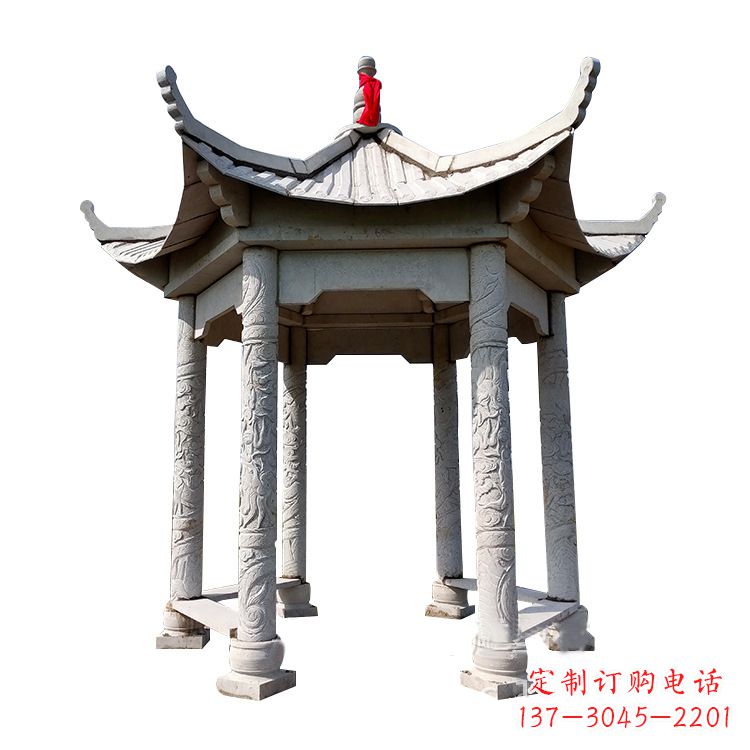 宜宾中领雕塑大理石凉亭雕塑