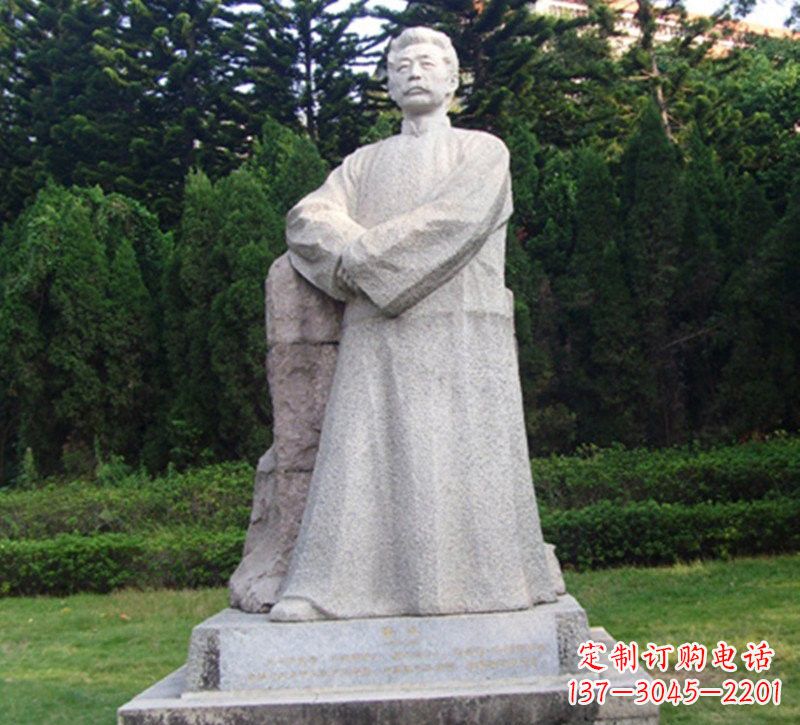 宜宾精美独特的鲁迅大理石雕塑