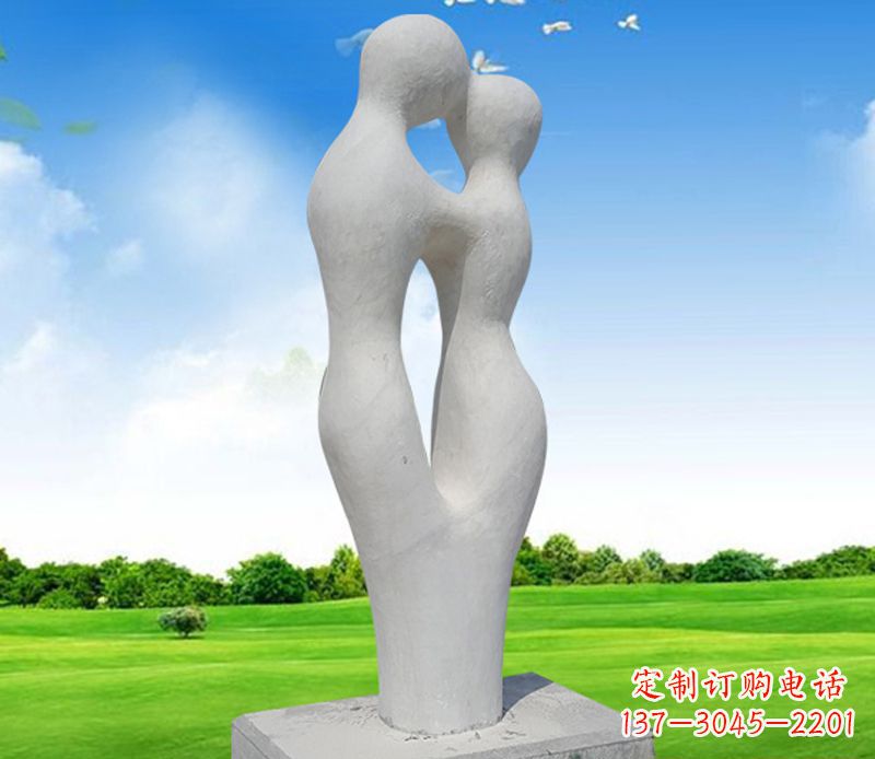 宜宾情侣石雕,永恒的爱恋