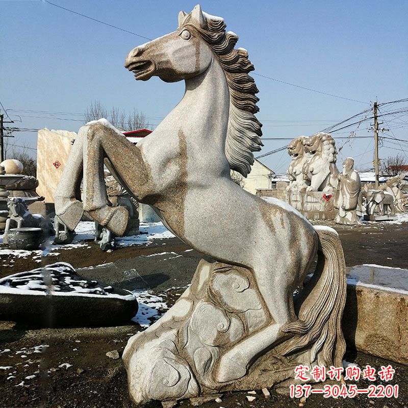 宜宾大理石生肖马雕塑