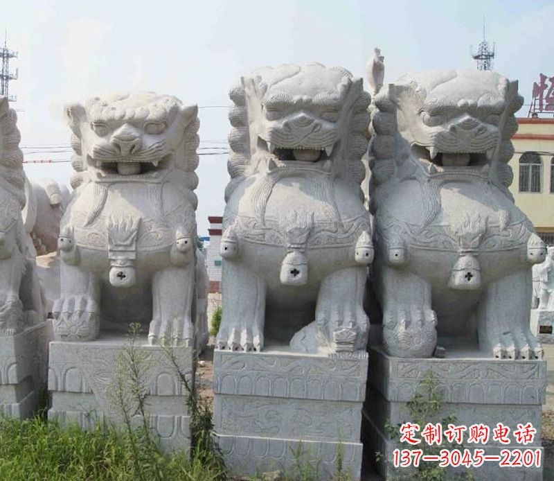 宜宾北京玉石狮子雕塑