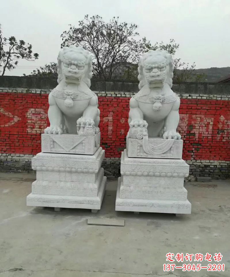 宜宾大理石狮子雕塑,精致而壮观