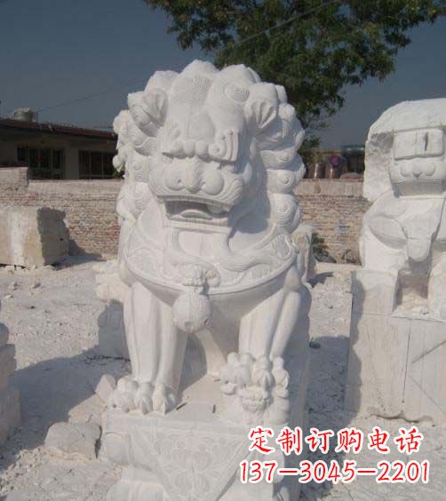 宜宾精美大理石狮子雕塑