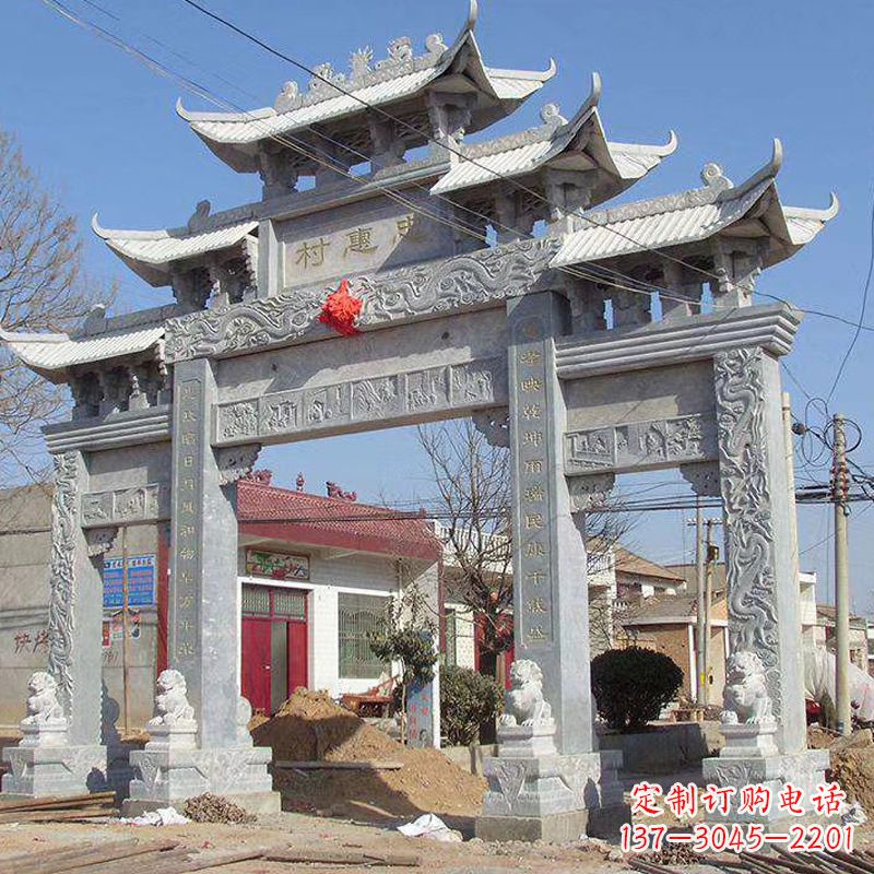 宜宾大理石牌坊石雕艺术