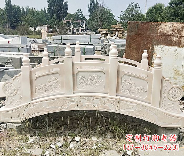 宜宾大理石小型石雕拱桥 (2)