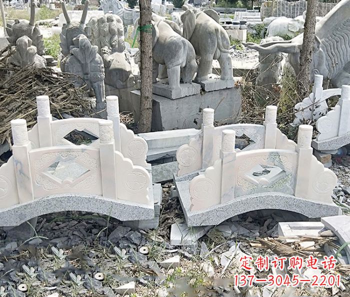宜宾大理石小型石雕拱桥 (3)