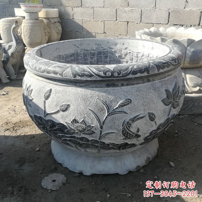 宜宾大理石水缸雕塑