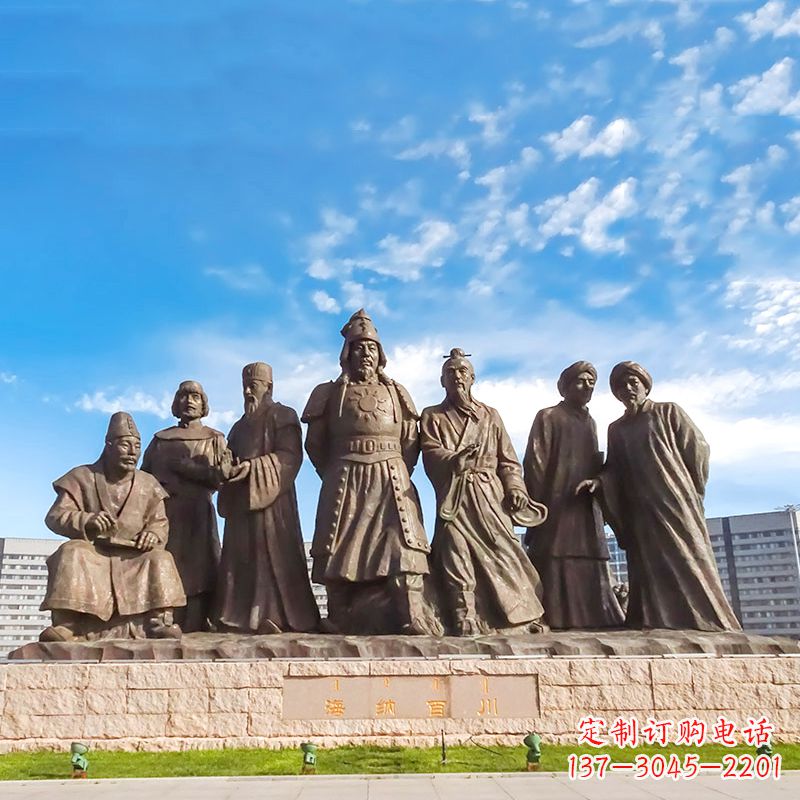 宜宾成吉思汗雕塑,赞颂大蒙古国建国者