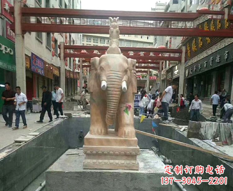 宜宾大象石材雕塑