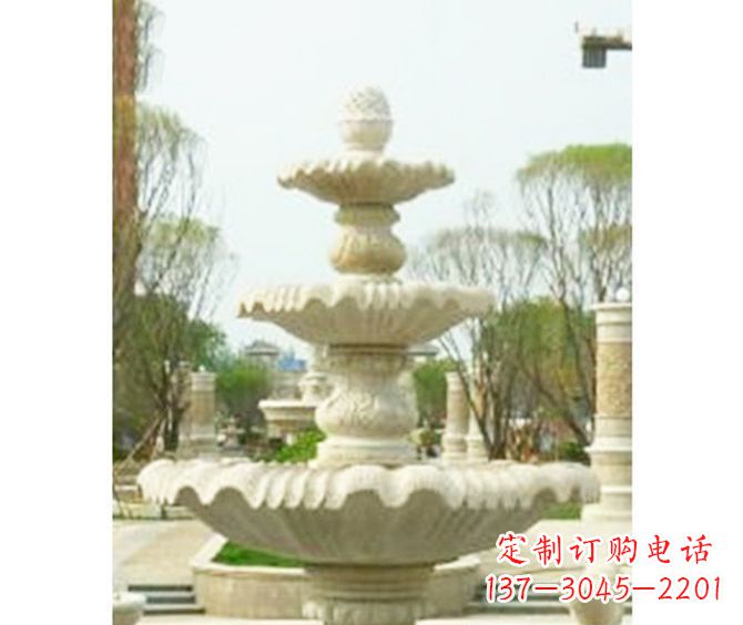 宜宾大型多层喷泉石雕 (3)