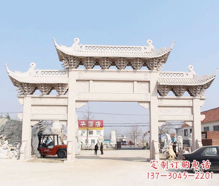 宜宾精美牌坊雕塑