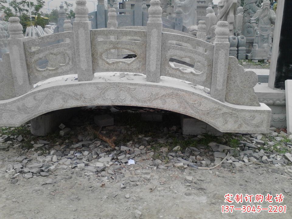 宜宾精美石桥雕塑，点缀庭园之美