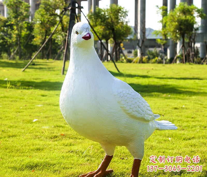 宜宾雕塑和平鸽