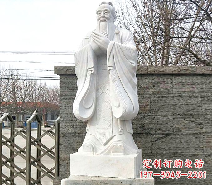 宜宾传统文化艺术——精美孔子雕塑