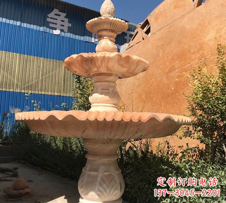 宜宾跌水盆喷泉石雕——精美的喷泉雕塑