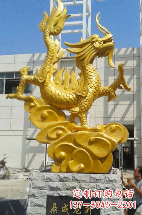 宜宾鼎成龙升铜雕塑