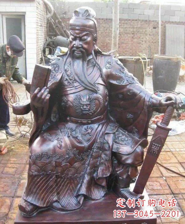 宜宾关公铜雕——象征着一份久远精神的传承