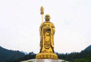 宜宾高端定制大型地藏菩萨铜雕