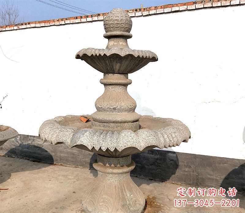 宜宾多层户外喷泉石雕让您的空间更加浪漫