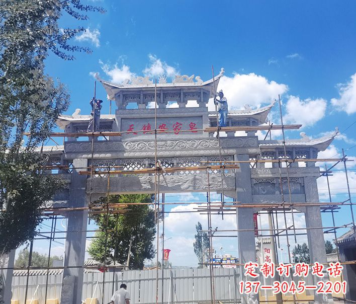 宜宾牌坊雕塑品质精湛、精致耐看