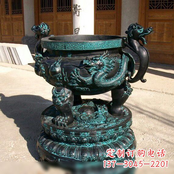 宜宾传统工艺青铜龙雕塑