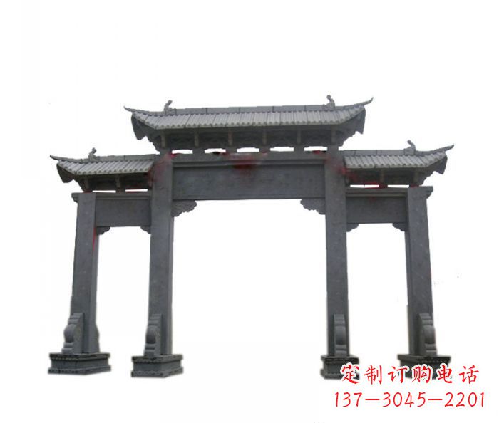 宜宾精美仿古牌坊石雕